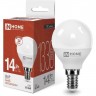 Лампа светодиодная IN HOME LED-ШАР-VC 14Вт 230В E14 4000K 1330Лм 4690612047843