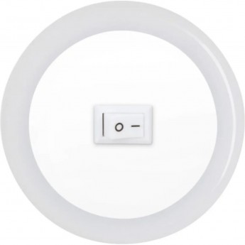 Ночник светодиодный IN HOME NLE 04-LW-S 230В с выключателем, белый