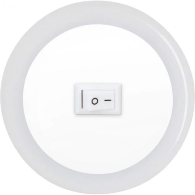 Ночник светодиодный IN HOME NLE 04-LW-S 230В с выключателем, белый 4690612028804