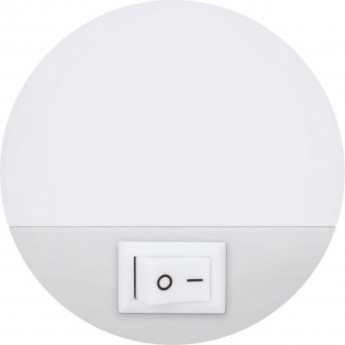 Ночник светодиодный IN HOME NLE 07-LW 230В с выключателем, белый