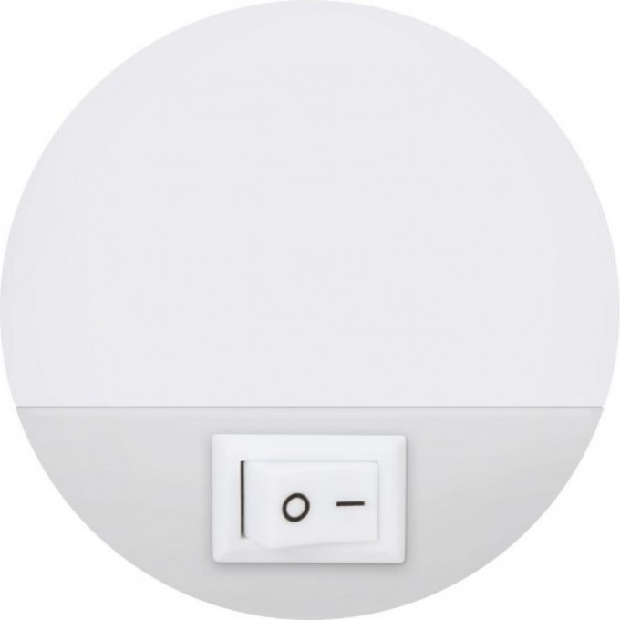 Ночник светодиодный IN HOME NLE 07-LW 230В с выключателем, белый 4690612028859