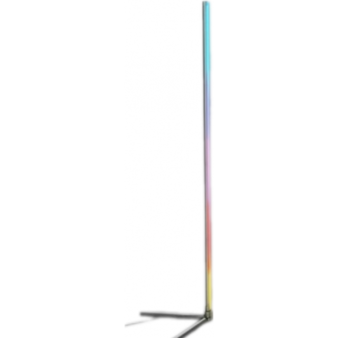 Светильник напольный светодиодный IN HOME ТСО 01Ч 12Вт RGB, с пультом ДУ, с адаптером черный 4690612049212
