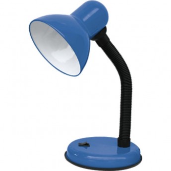 Светильник настольный под лампу IN HOME СНО 02С 60Вт E27 230В на основании, синий (мягкая упаковка)